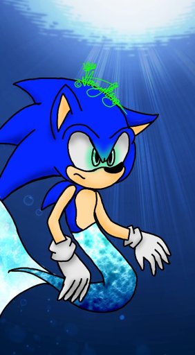 Mermaid Sonic | Sonic the Hedgehog! Amino