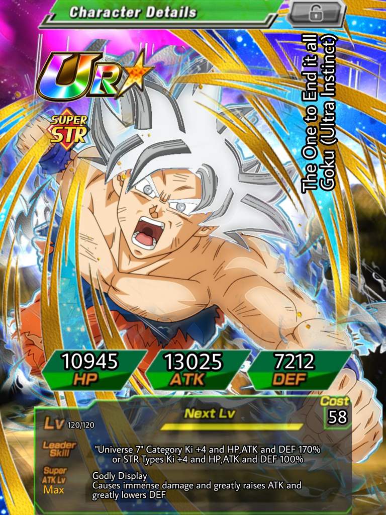 ultra instinct goku card price