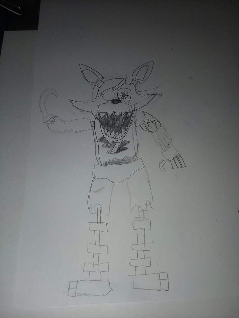 Witherd foxy drawing | Five Nights At Freddy's Amino