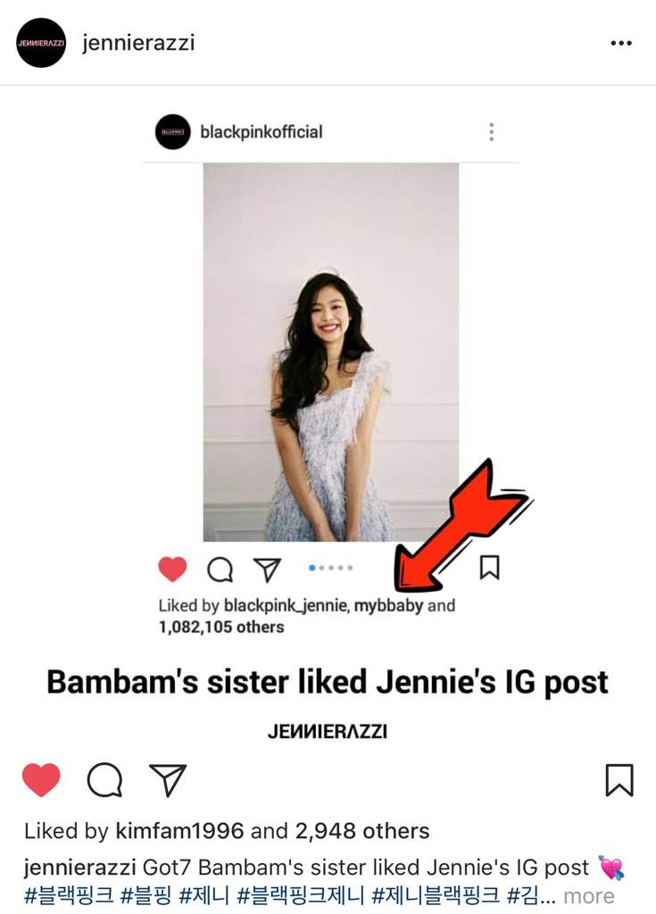 Blackpink Updates Bambam S Sister Jinny Park S Ig Live Blink ë¸