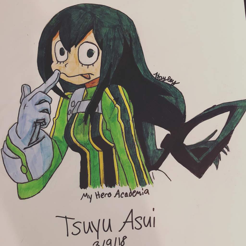 Tsuyu Asui Drawing My Hero Academia Amino