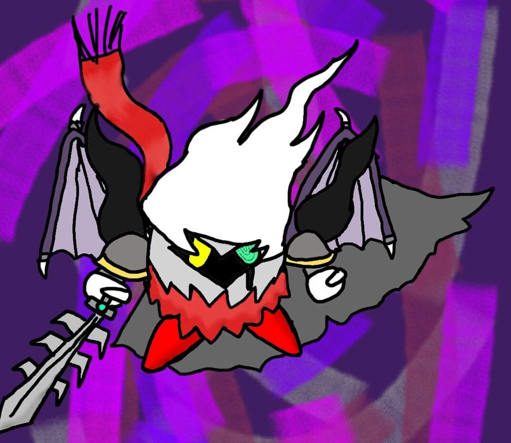 Dark meta knight + darkrai (pokemon) fusion | Kirby Amino