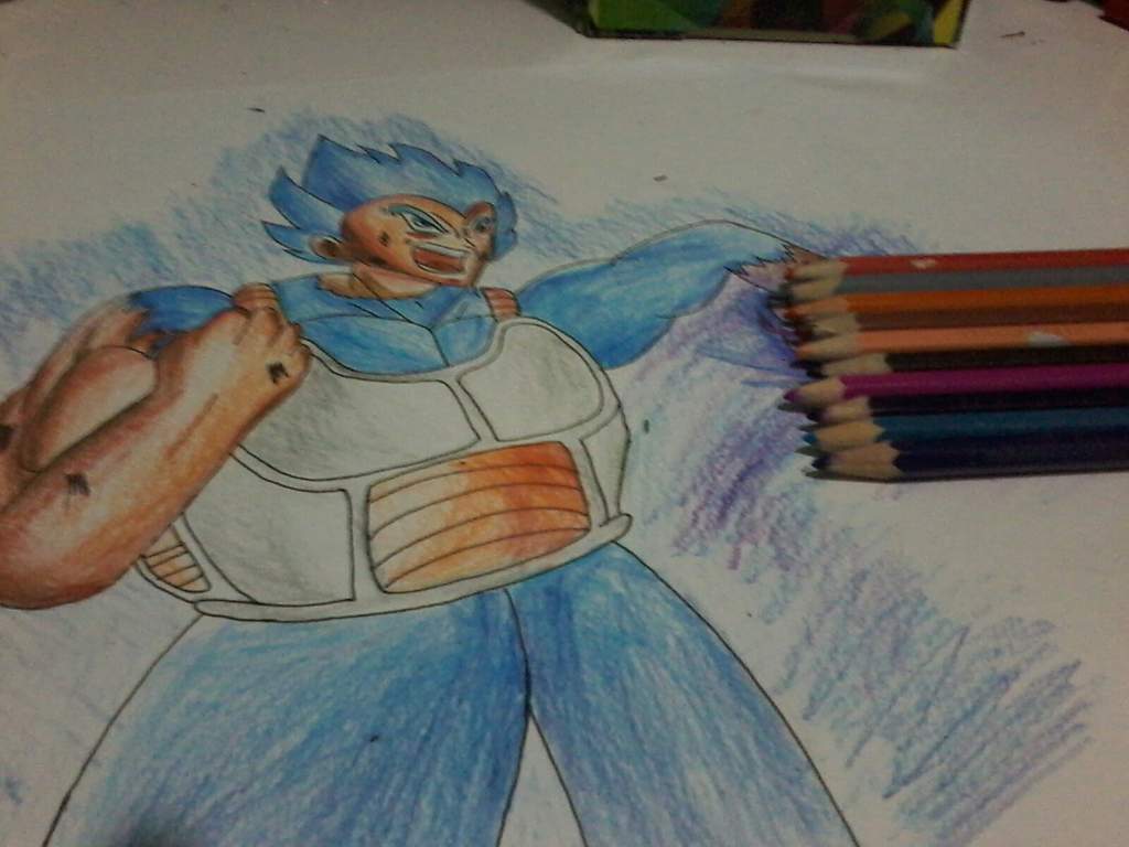 Drawing Vegeta Beyond Super Saiyan Blue Dragon Ball Super