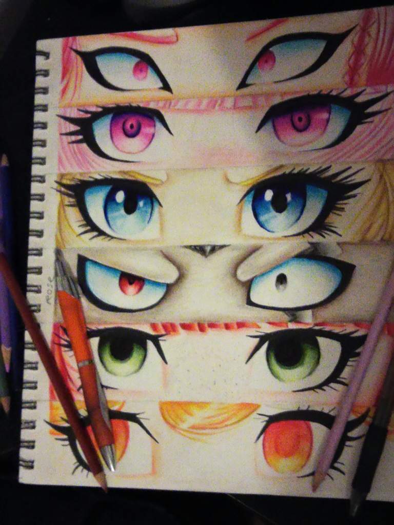 Danganronpa eye set #1 | Danganronpa Amino