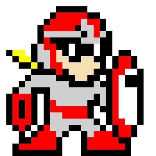 Protoman Pixel Art | MegaMan Amino