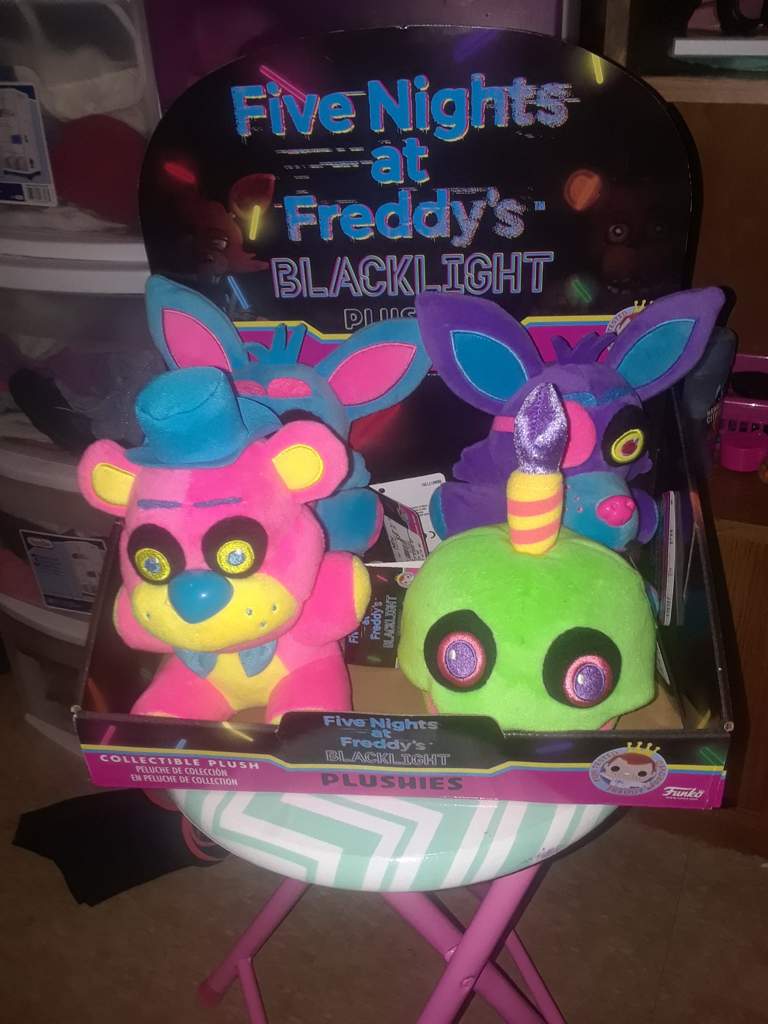 five nights at freddy's plushies blacklight