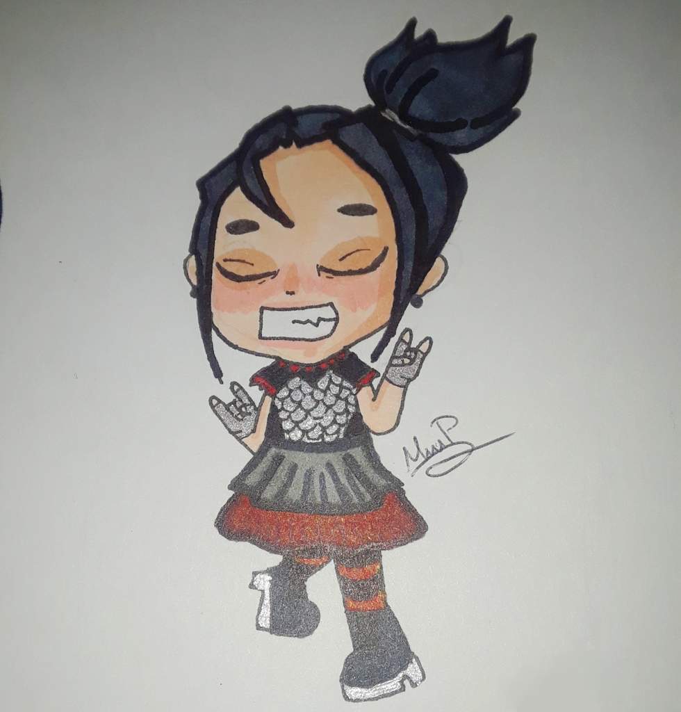 Babymetal chibi fan art | Art Amino