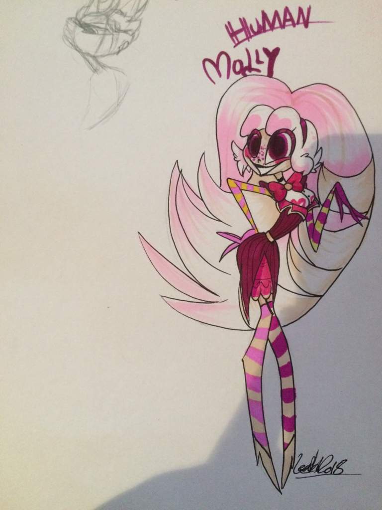 Pink girl Human Molly | 💕Hazbin Hotel💕 Amino