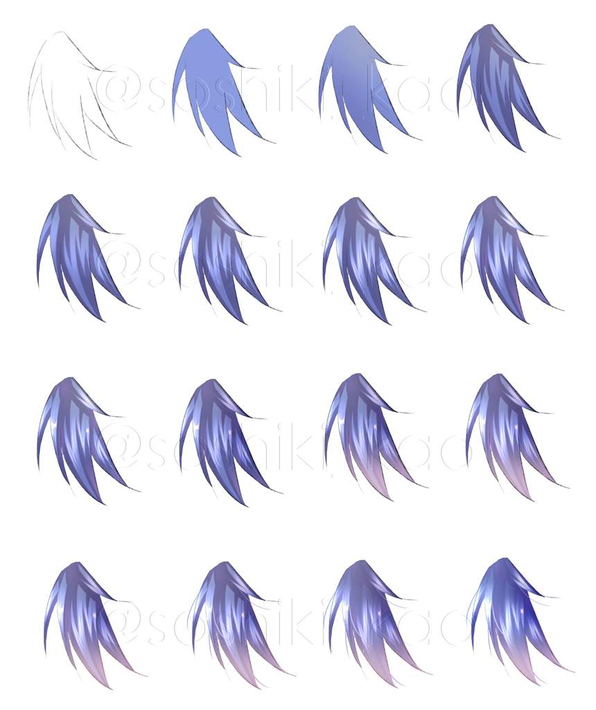 Featured image of post How To Shade Anime Hair Tutorial I present thine buns a hair tutorial