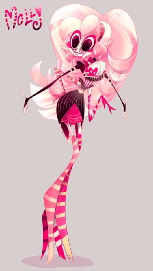 Pink girl Human Molly | 💕Hazbin Hotel💕 Amino