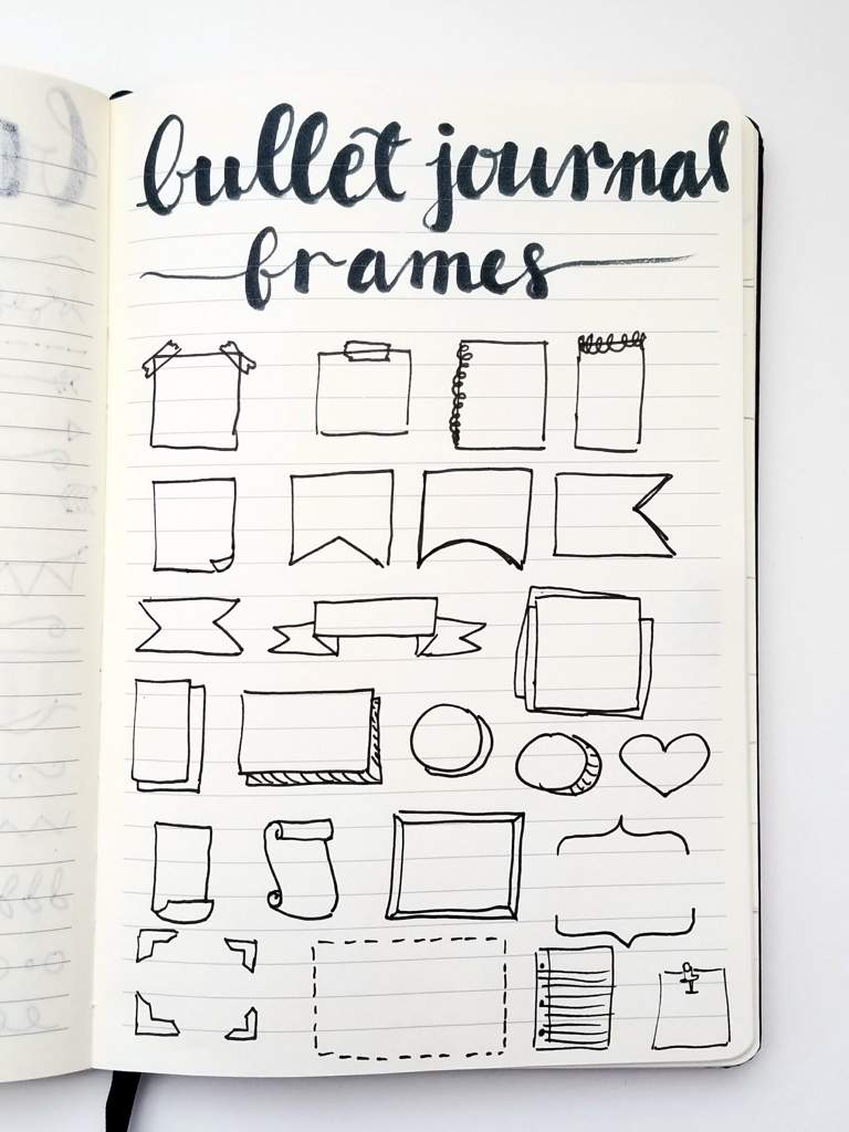 BuJo Inspo: Frames | Bullet Journal Amino