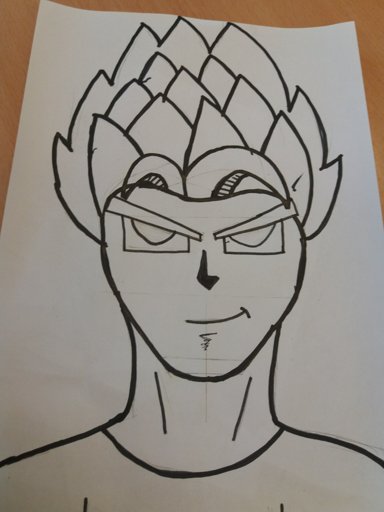 A very bad dbz oc fan art but hey i tried | DragonBallZ Amino