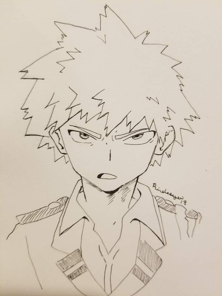 How To Draw Bakugou Bnha Amino