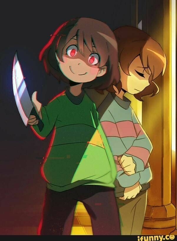 Fanart De Chara E Frisk Undertale Brasil Amino