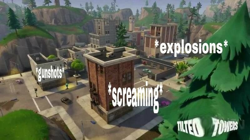 Tilted towers fortnite battle royale images