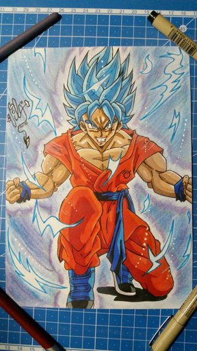 Goku SSJ Blue God | Art Amino