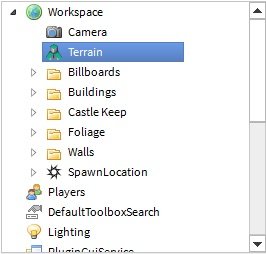 roblox studio tab properties lightings tutorial terrain explorer turn bottom