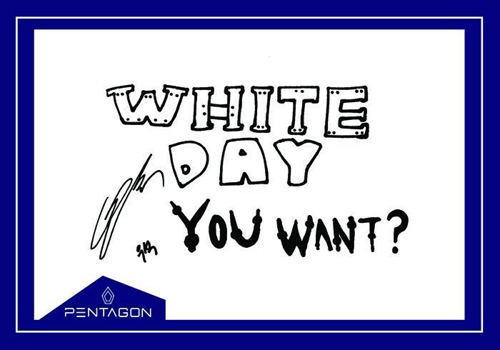 Photos And Messages Card For Happy White Day 14 March 18 Pentagon 텐타스틱 Amino