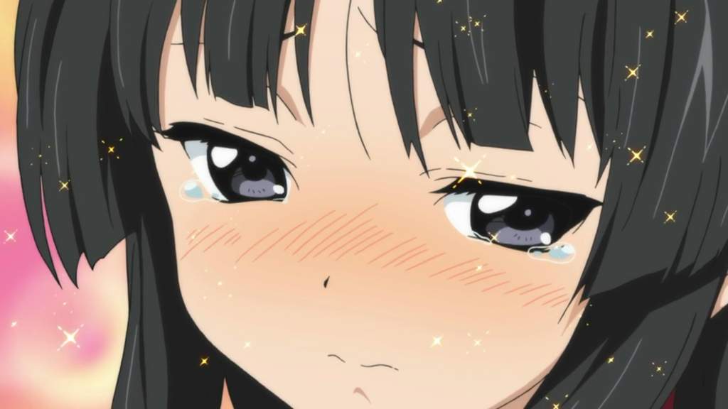 Embarrassed anime girl