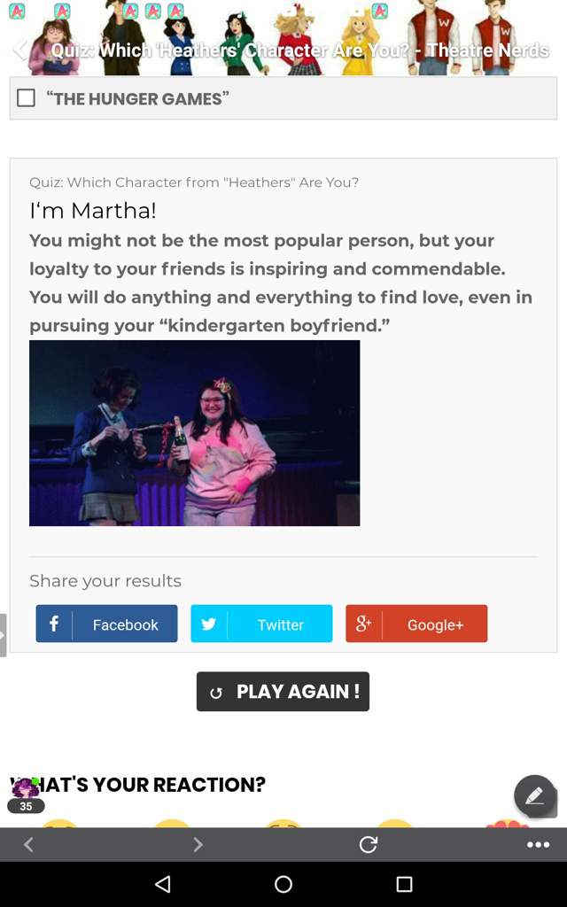 Quiz Which 'Heathers' Character Are You? Theatre Nerds Heathers Amino