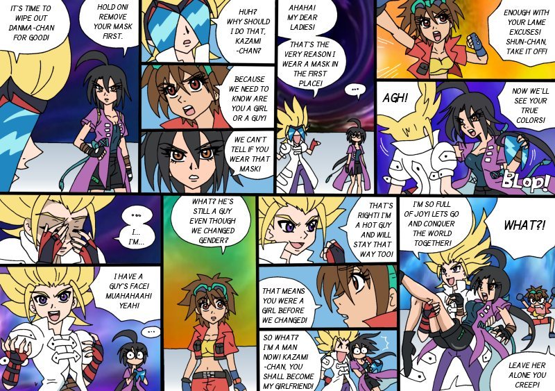 Some Random Genderbend Comic(s) '^' | Bakugan Amino