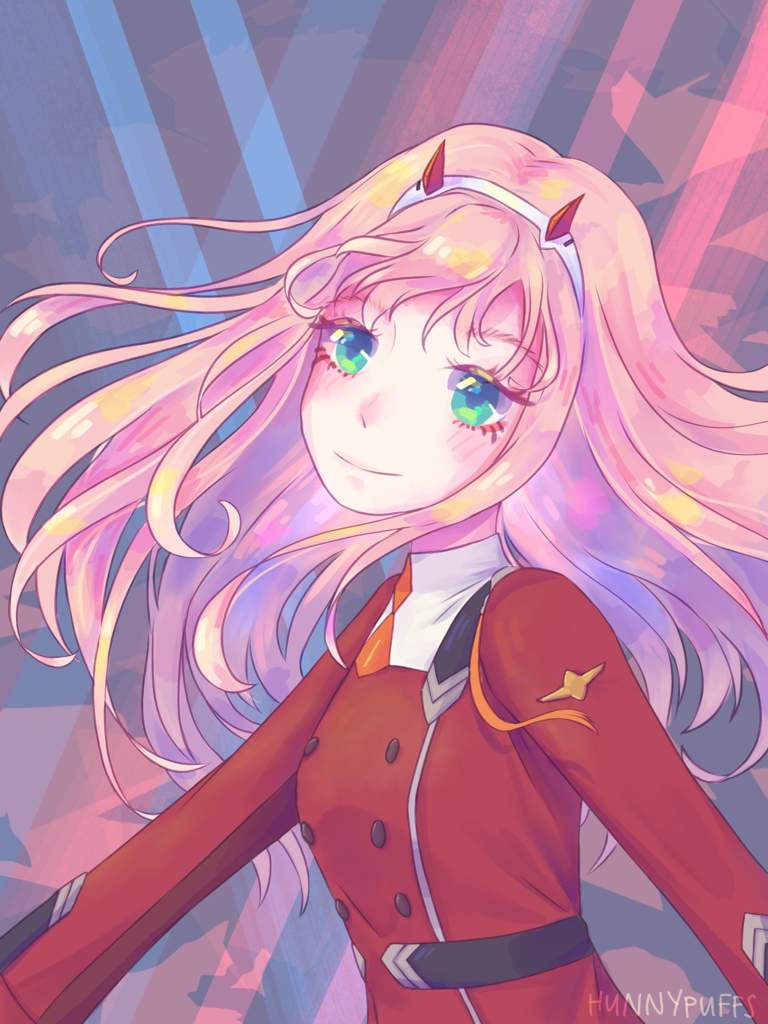 zero two fanart + speedpaint | Anime Art Amino