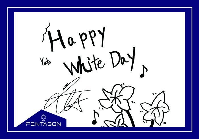 Photos And Messages Card For Happy White Day 14 March 18 Pentagon 텐타스틱 Amino