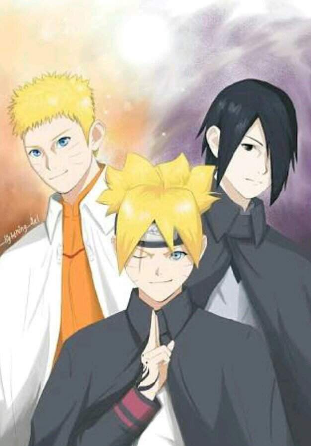 Eu o tio Sasuke e o papai | Boruto Oficial BR Amino