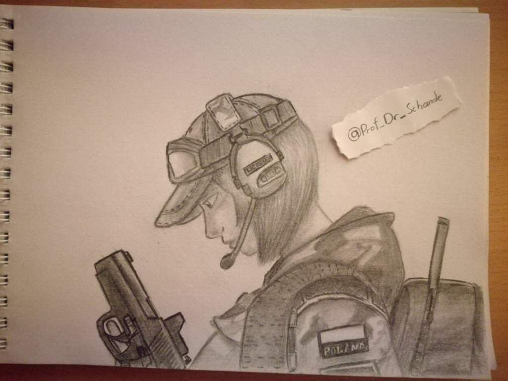 Ela Pencil Drawing Rainbow Six Siege Amino