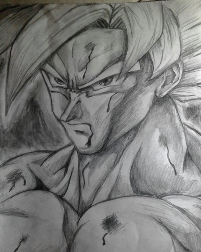 Dibujos De Goku Ultra Instinto Lapiz Y Color Dibujarte Amino 