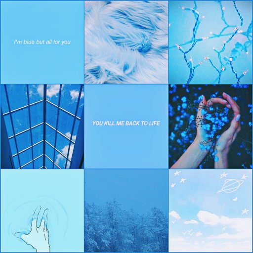 Blue Moodboard | símply aesthetíc Amino