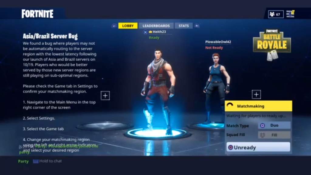 share to - fortnite matchmaking region