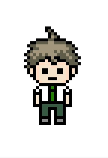 Hajime pixel sprite drawing | Danganronpa Amino