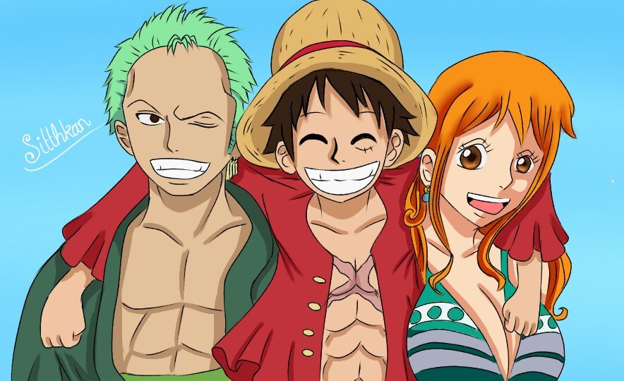 Draw one piece zoro, luffy,nami One Piece Amino
