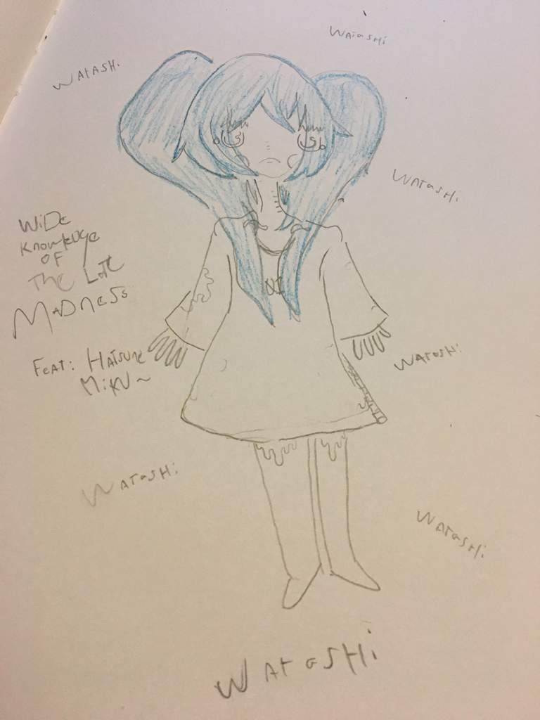 Vocaloid horror doodle | Vocaloid Amino