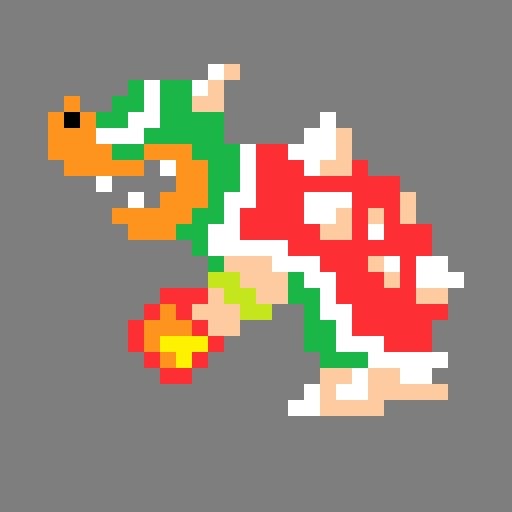 Mario and bowser: role swapeth! | Pixel Art Amino