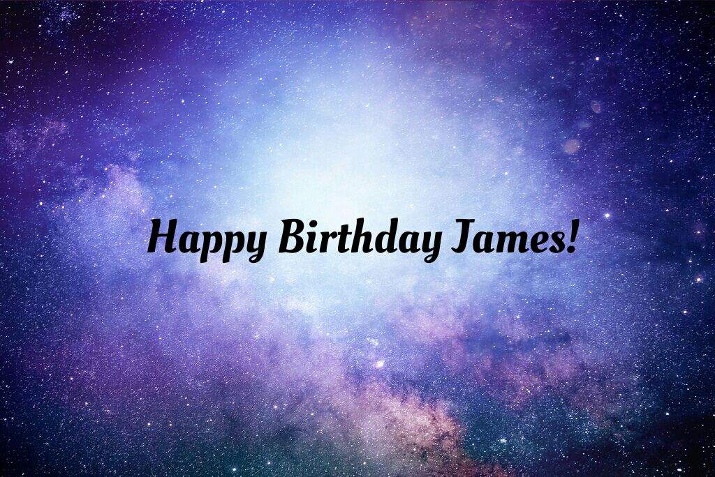 Happy Birthday James Hamilton Amino