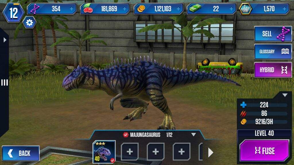 Lvl 40 Majungasaurus (Jurassic world the game) | Dinosaur Planet Amino