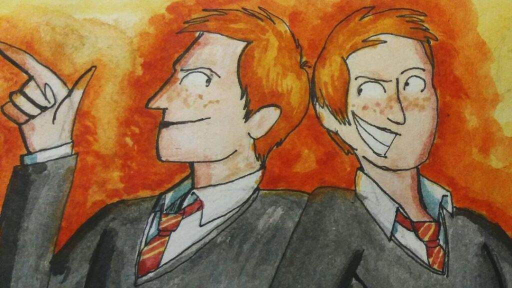 Fred and George Weasley fanart | Harry Potter Amino