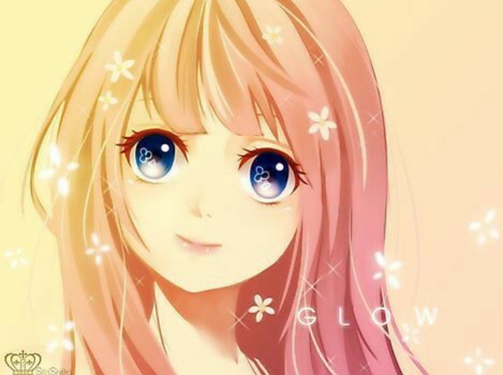 Anime girl face