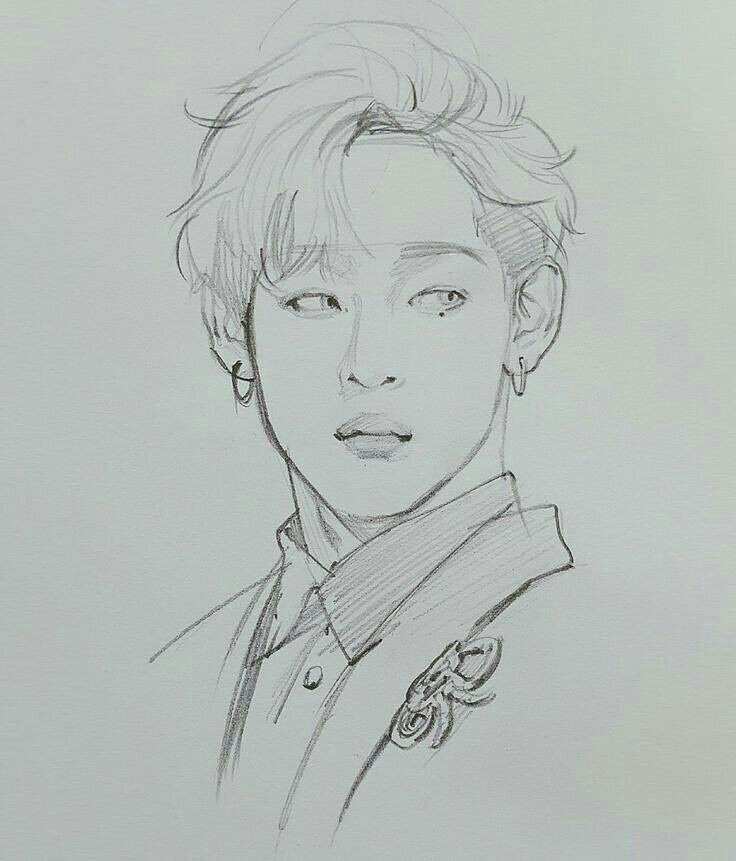 This is my drawing of BamBam. I alreadybposted the Jinyoung. GOT7 Amino