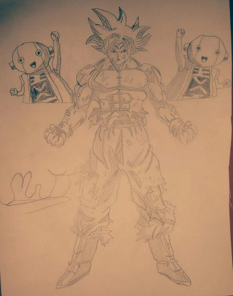 Nuevo Dibujo, ¡Goku Ultra Instinto Dominado! | DRAGON BALL ESPAÑOL Amino
