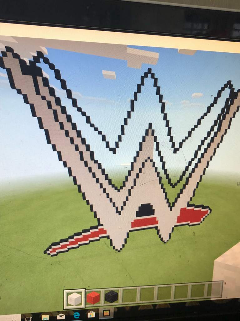 Wwe Logo Pixel Art Replica Minecraft Amino