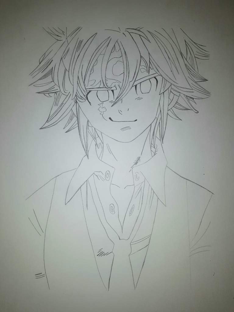 Meliodas drawing process | Anime & Manga Italia Amino