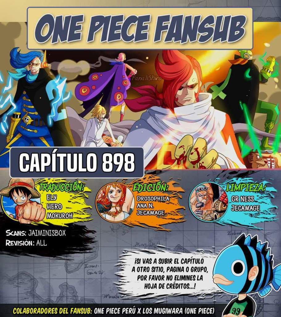 One Piece Manga 898 Definitivamente Volveremos World Anime Amino