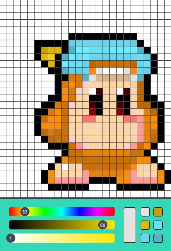 Waddle dee pixel art | Kirby Amino