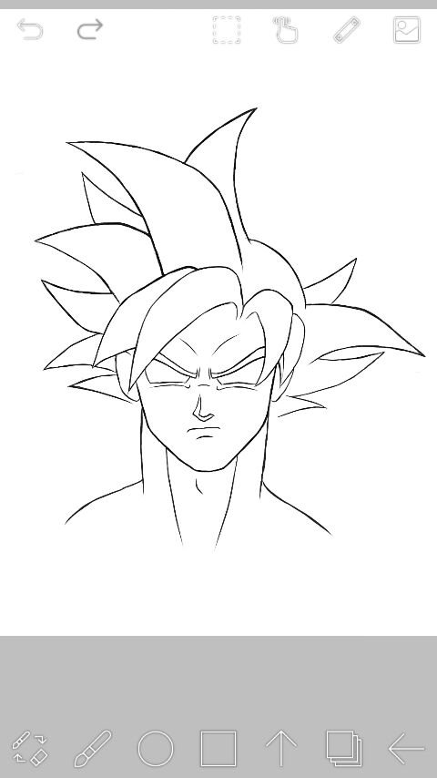 MUI Goku pfp drawing [Digital Art] | DragonBallZ Amino