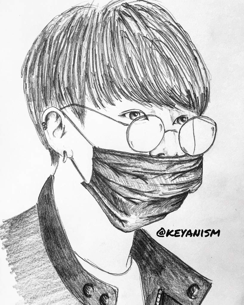Featured image of post Drawing Jungkook With Mask - Recently, junkook received the praise from his members and netizens as he.
