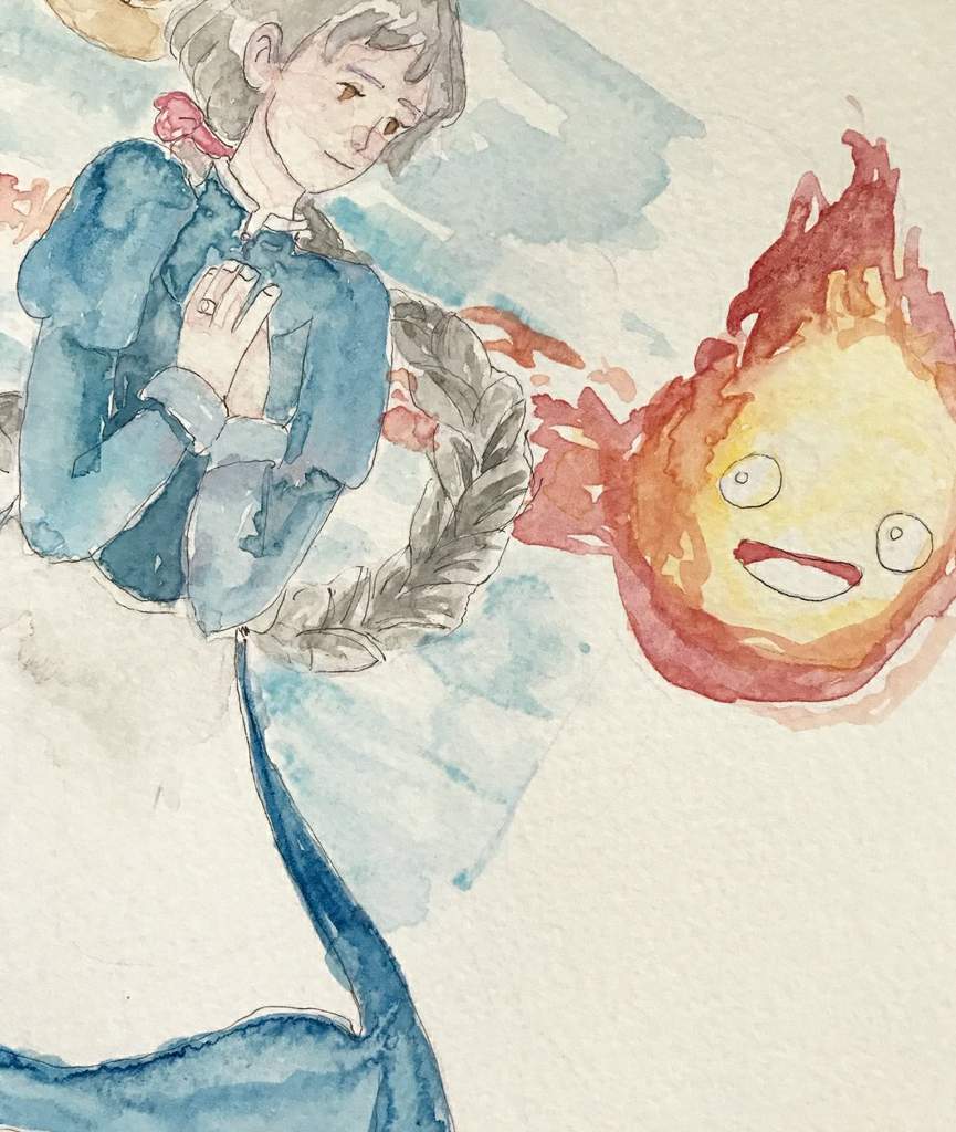 Watercolor Drawing Studio Ghibli Amino