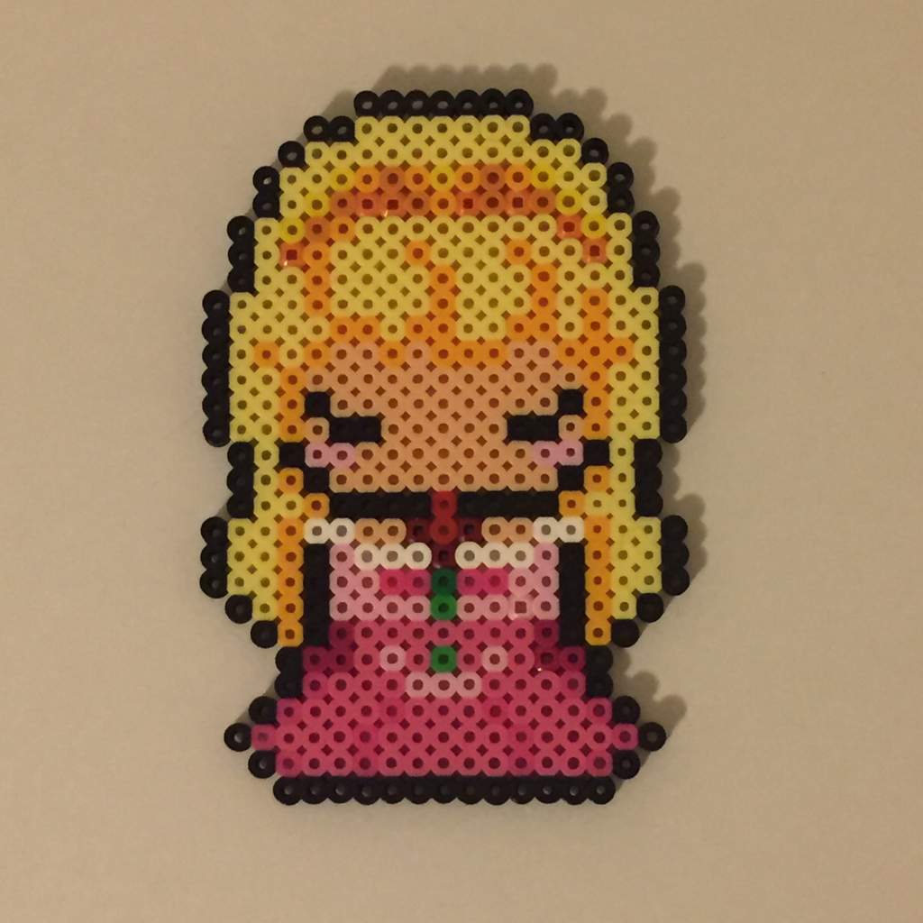 Perler Bead Princess Aurora Pattern